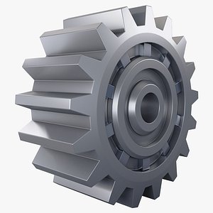 3D Gear Spur D205mm T93mm M1