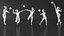 Volleyball Frau 48 Figuren Set 01