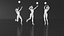 Volleyball Frau 48 Figuren Set 01