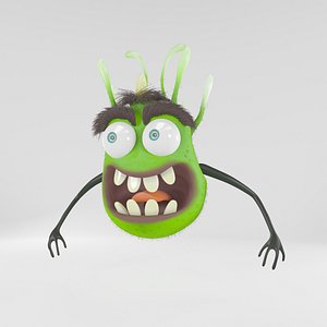 green monster 3d model