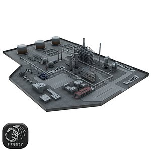 oil refinery model
