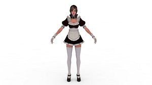 Maid 3D model