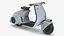 Concept Scooter Elettrico Vespa 98 Blu