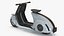Concept Scooter Elettrico Vespa 98 Blu