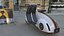 Concept Scooter Elettrico Vespa 98 Blu