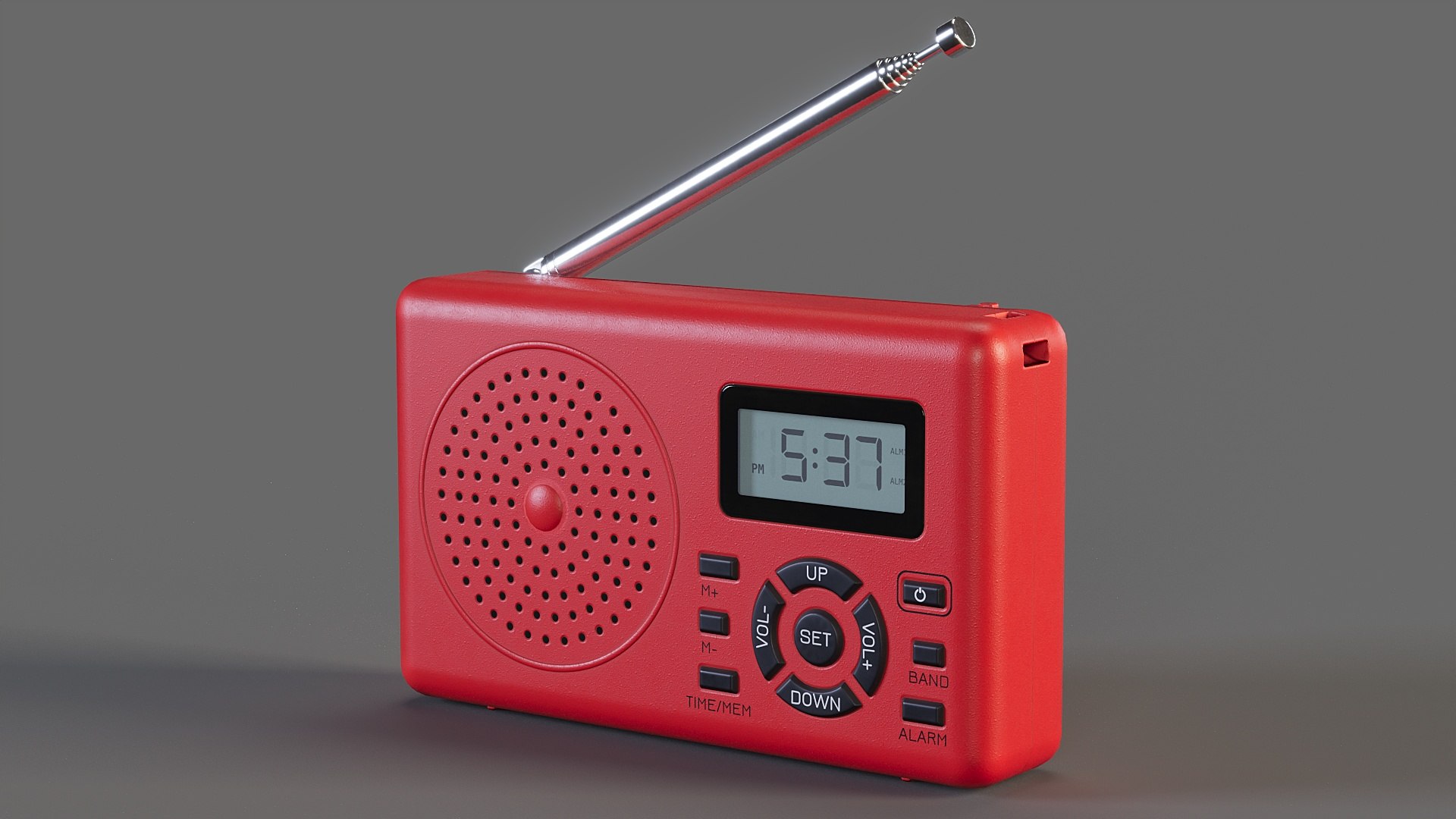 3D Basic Portable Radio PBR Model - TurboSquid 2214363