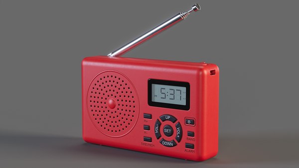 modelo 3d Radio portátil básica PBR - TurboSquid 2214363