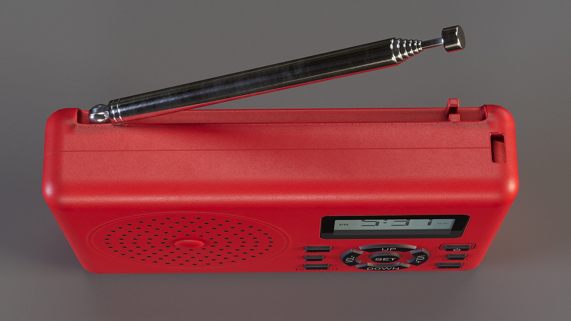 3D Basic Portable Radio PBR Model TurboSquid 2214363