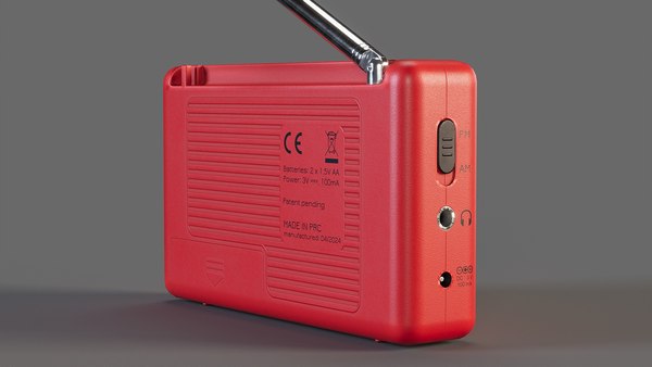 modelo 3d Radio portátil básica PBR - TurboSquid 2214363