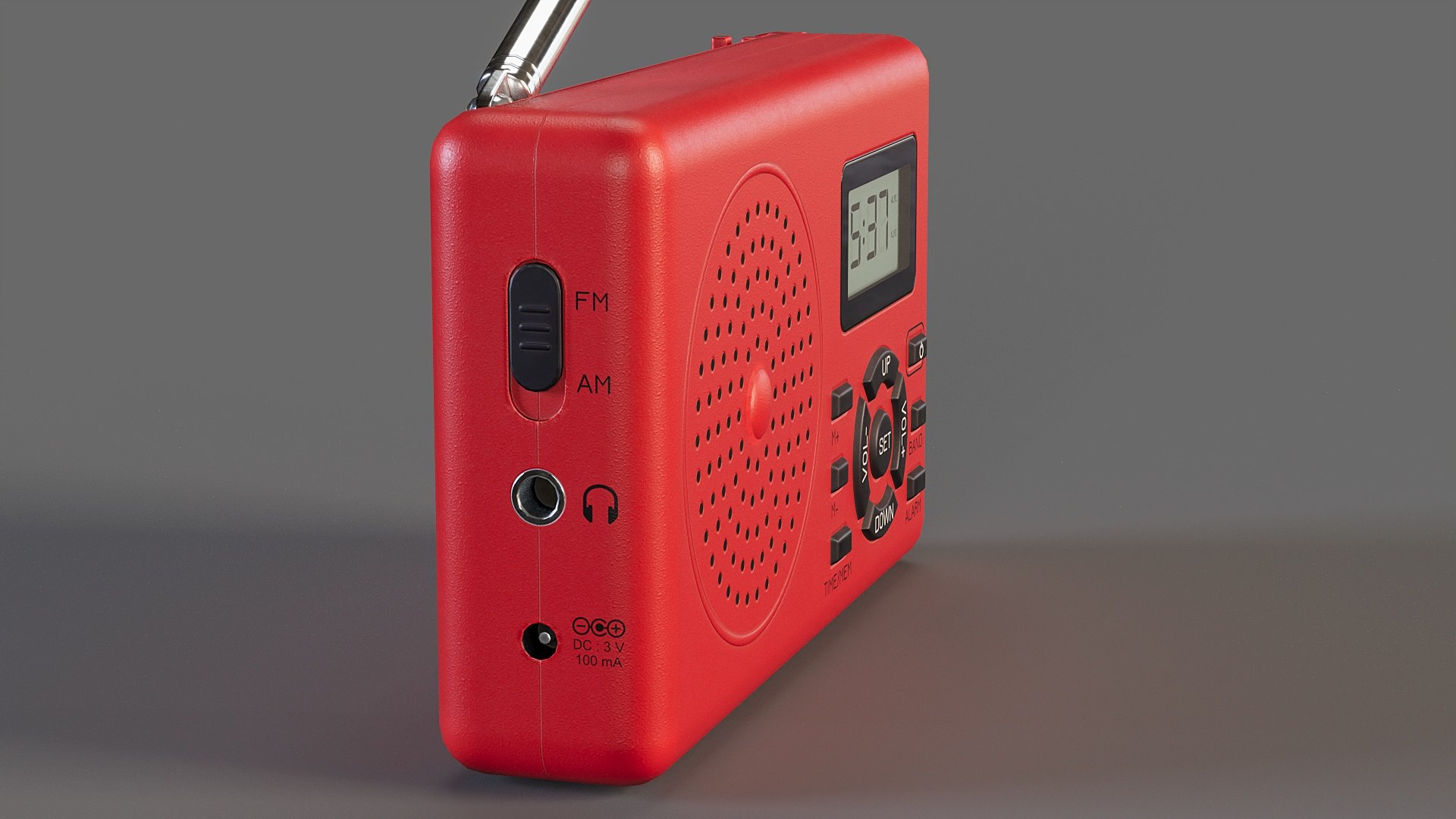 3D Basic Portable Radio PBR Model - TurboSquid 2214363