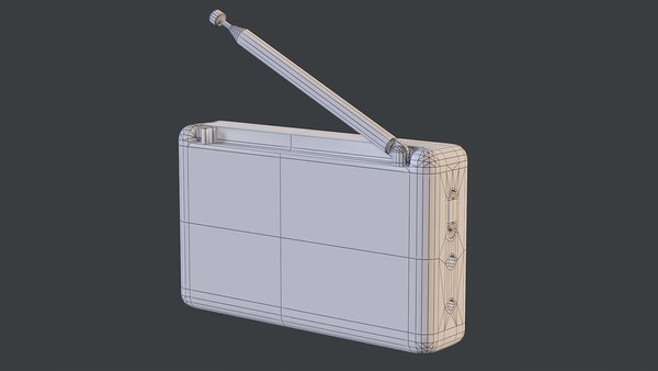 modelo 3d Radio portátil básica PBR - TurboSquid 2214363