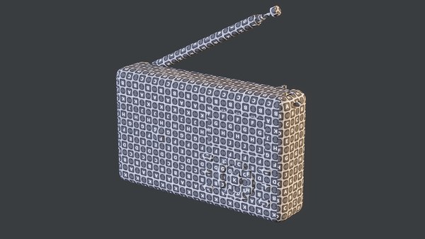 modelo 3d Radio portátil básica PBR - TurboSquid 2214363