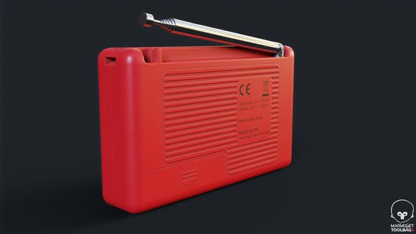 modelo 3d Radio portátil básica PBR - TurboSquid 2214363