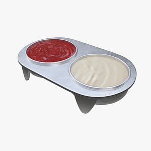 gravy boat ketchup 3D model