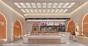 Modern Bakery 3D model