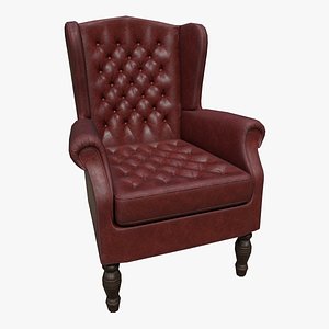 3D armchair asset unity