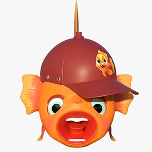 Cute Fish PBR 4K Shape Key 3D model
