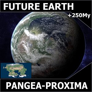 pangea proxima future earth 3d max