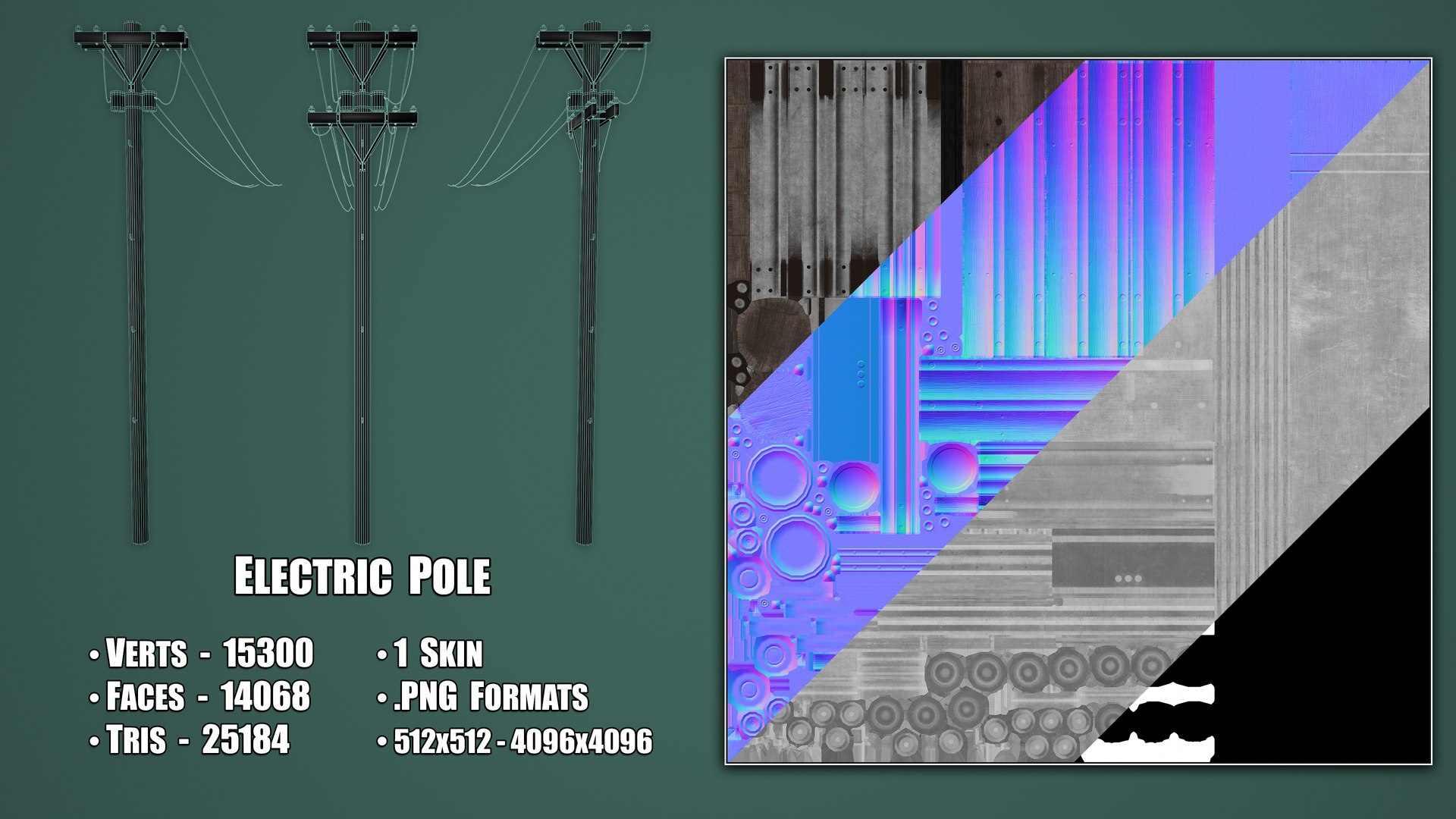 Set of 3 Various Electric Pole 3D model https://p.turbosquid.com/ts-thumb/HL/92ewCT/nx/z0uv/jpg/1712150586/1920x1080/fit_q87/63a96cc72b8cc57b5baabc2588a92392b5066b73/z0uv.jpg