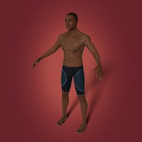 Swimmer - Surfer -- Rigged