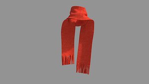 3D Scarf - High Neck Collar