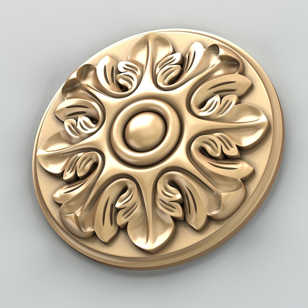 Rosette Cnc Intagli3d 3d Model