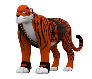 3D heavy tiger