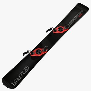 3d alpine snowboard virus model