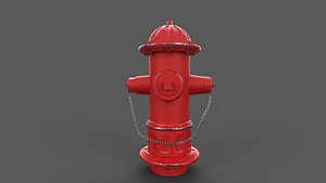 Fire hydrant 3D model
