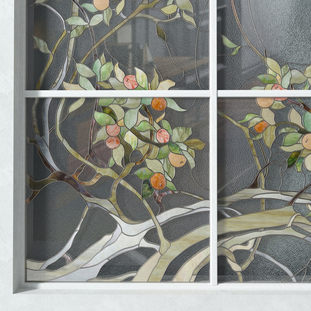 Stained Glass Apple Tree 3D Model - TurboSquid 1539674