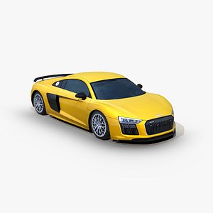 Audi R8 V10 Plus 2016 3D model