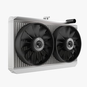 Car Radiator with Fan