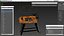 WEN 3970T Metal Cutting Band Saw with Stand Rigged