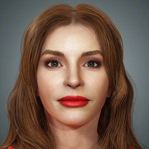 Jessica Chastain Character 3D model