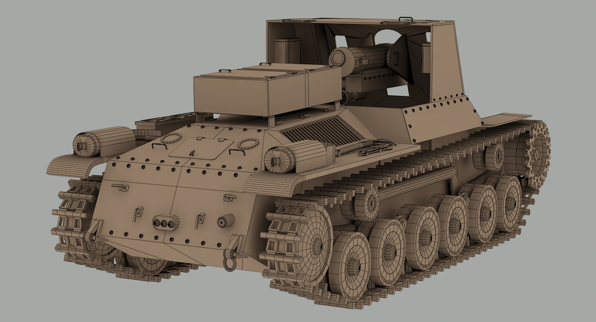 Ww2 Type 4 Horo Model TurboSquid 1189714