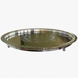 Silver Serving Tea Tray