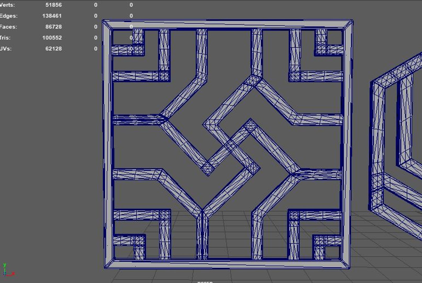 3D Chinese Window Pattern 3D Modelchinese Window Pattern 3D Model ...