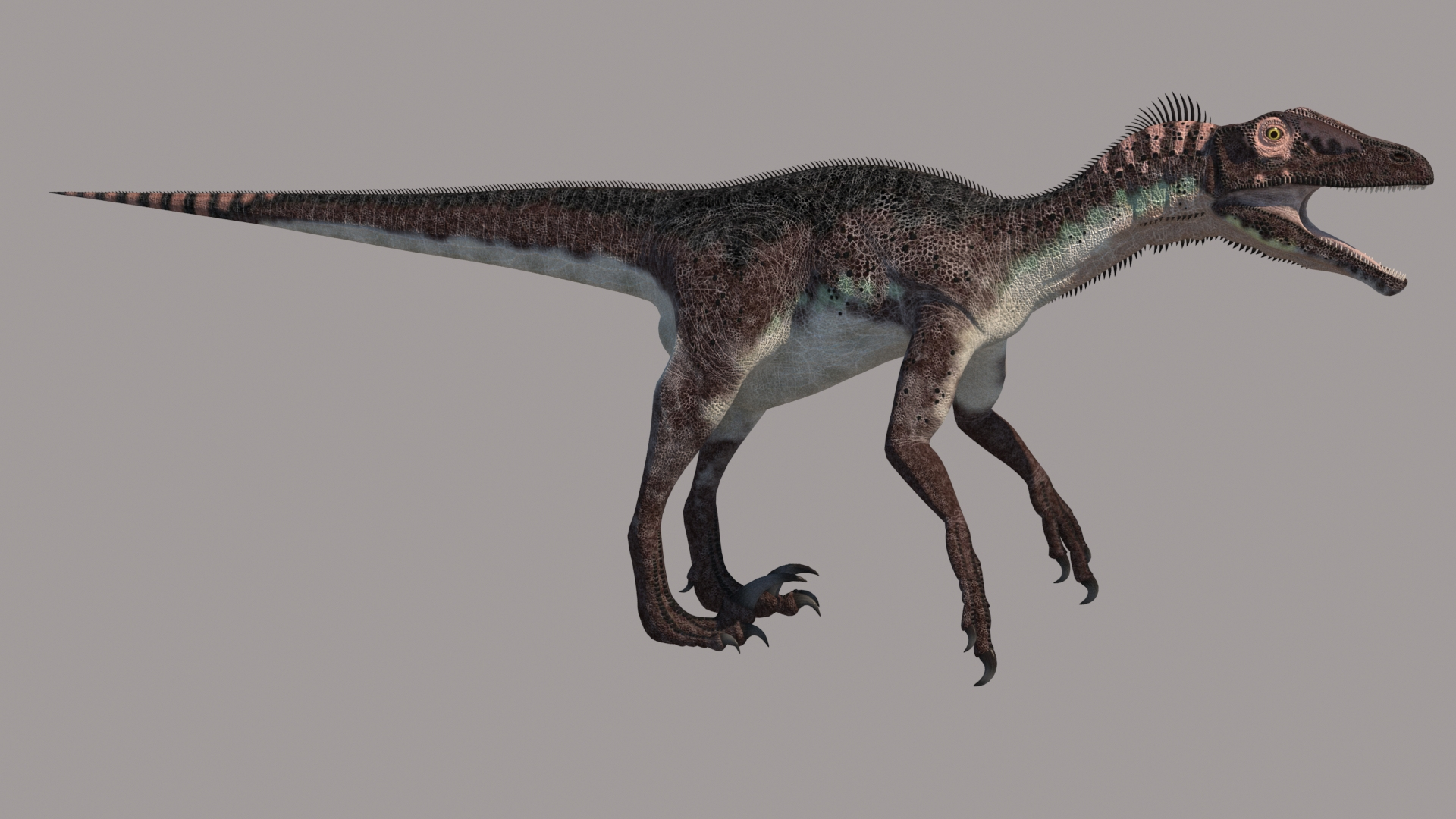 realistic utahraptor