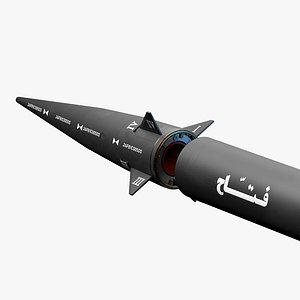 Fattah Hypersonic missile 3D model