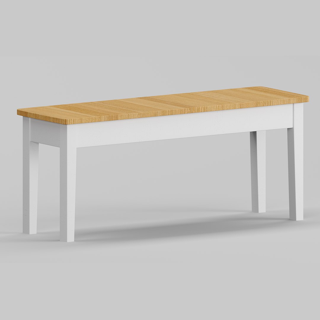 Loft Bench 2 Persons 3D - TurboSquid 1559507
