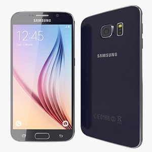 3d model realistic samsung galaxy s6