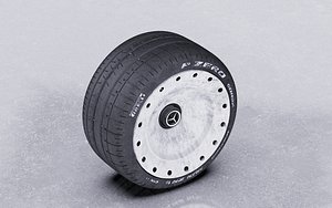 Aero3D  Rim  Tire Model 3D