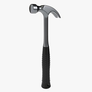 regular claw hammer 3D model