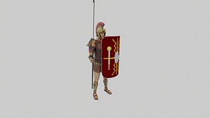 Simple Roman Soldier Rigged