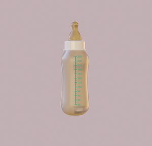 3D sucker bottle model
