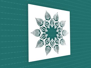 mandala cnc 3D model