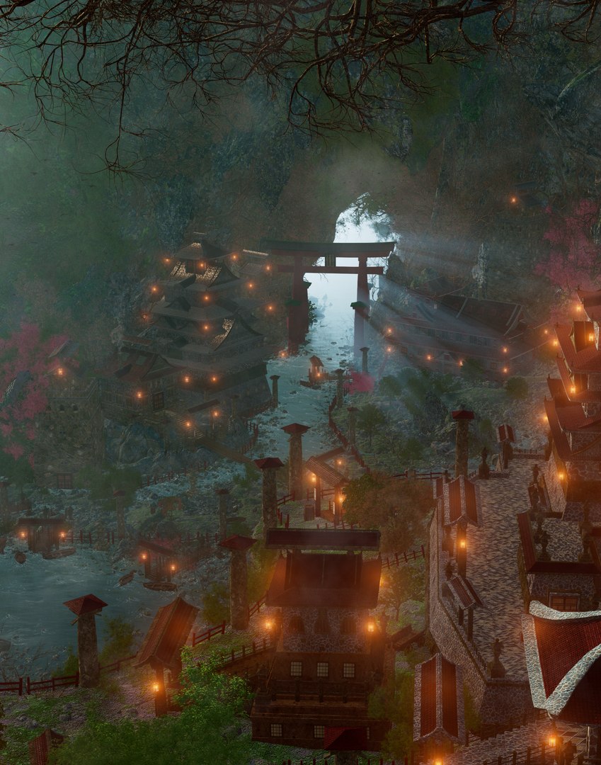 Fantasy Asian Cave Town Environment model https://p.turbosquid.com/ts-thumb/HL/src9Cx/Az/asian_cave7/jpg/1673203787/1920x1080/fit_q87/f39d33d12960a5b16fd66f78086c0bfcce4b79c1/asian_cave7.jpg