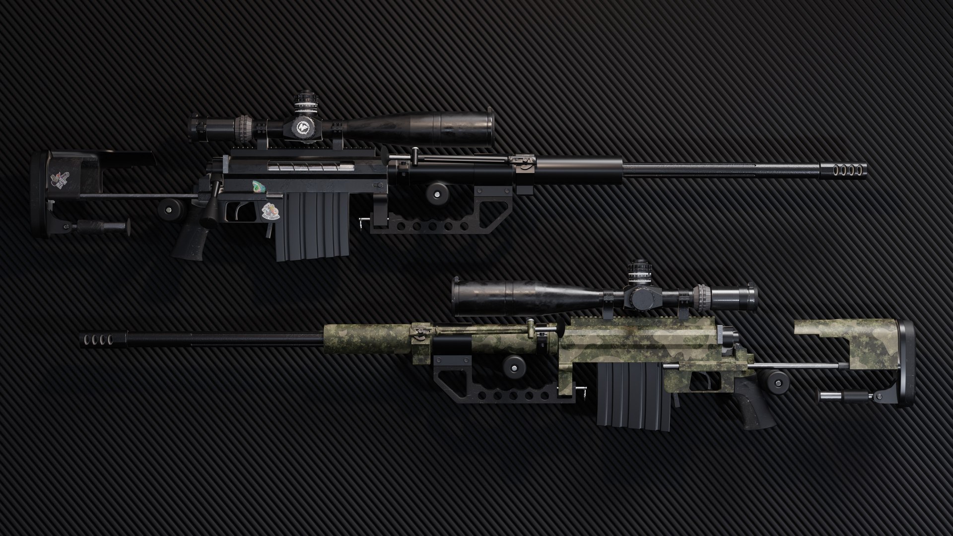 3D Rifle M200 Intervention Optic Sniper Model - TurboSquid 2127146