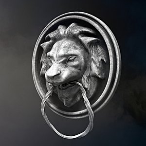 lion head door knocker