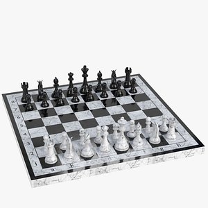 chess set 3D model